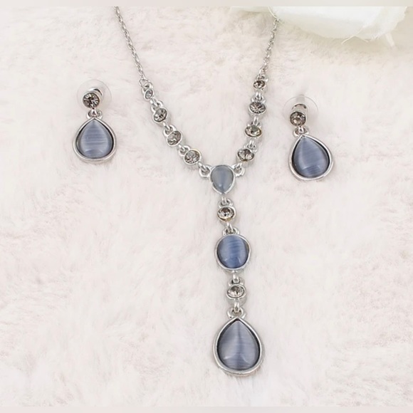 HP ❤️new New Bohemian Statement Necklace/Earring Formal Set - Picture 2 of 7